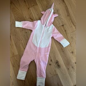 Monica and Andy- Organic Unicorn Costume 3-6mo